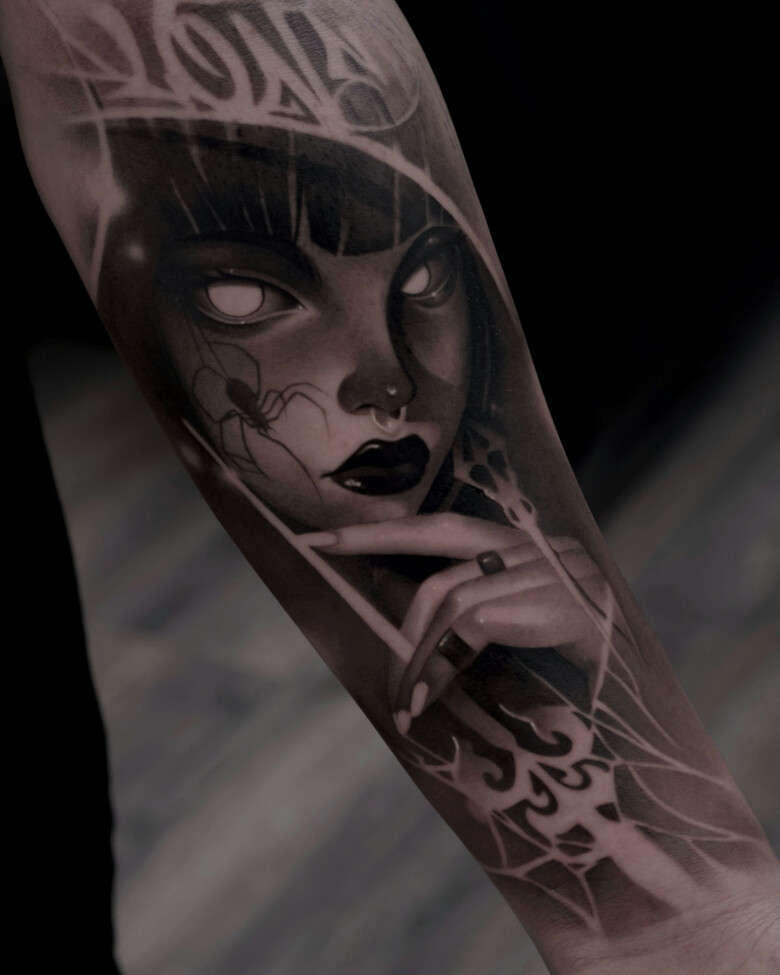 Тату мастер Станислав Абдюшев